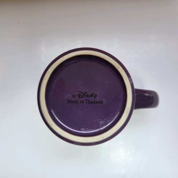 Minnie Mouse Mug Cup Holding A Daisy 2 Tone Purple out and Red Inside - Picture 7 of 7